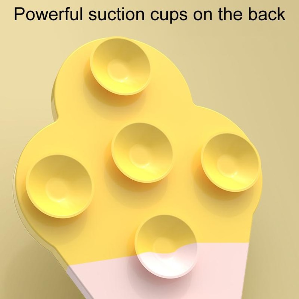Ice Cream Pet Lick Mat Slow Feeder Tray For Dogs Cats With Suction Cups 2