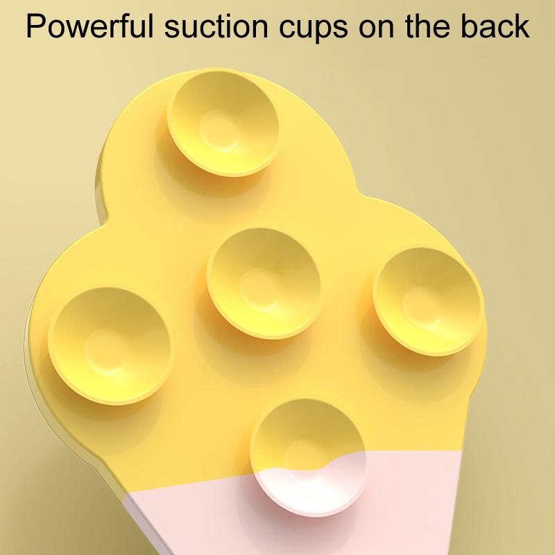 Ice Cream Pet Lick Mat Slow Feeder Tray For Dogs Cats With Suction Cups 2