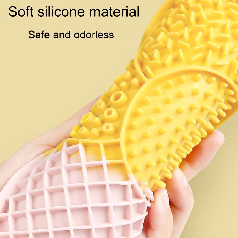 Ice Cream Pet Lick Mat Slow Feeder Tray For Dogs Cats With Suction Cups 4