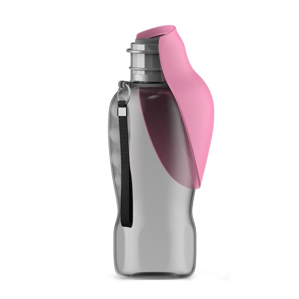 LeafFlow Portable Pet Water Bottle With Foldable Bowl Leak Proof Travel Dispenser 12