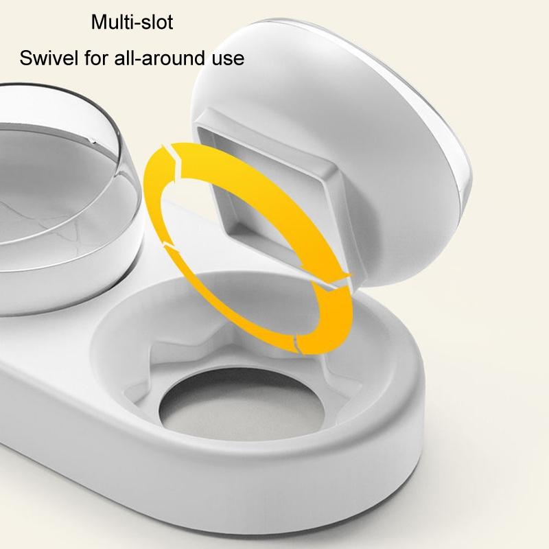 AutoPet Tilted Pet Bowl With Automatic Water Dispenser Anti Spill Design 2
