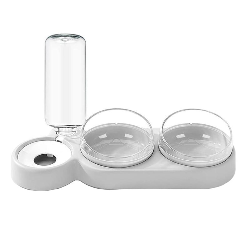 AutoPet Tilted Pet Bowl With Automatic Water Dispenser Anti Spill Design 9