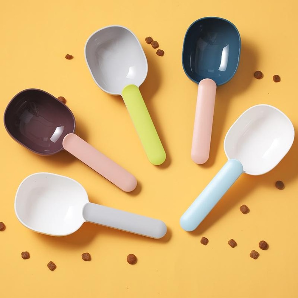 Premium Pet Food Scoop Cat Feeding Spoon Easy Dog Cat Feeding Tool 2
