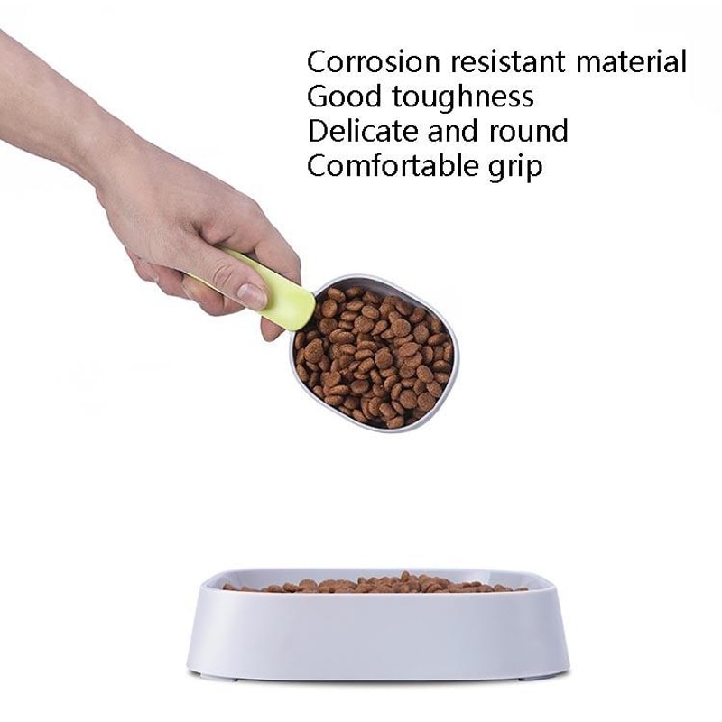 Premium Pet Food Scoop Cat Feeding Spoon Easy Dog Cat Feeding Tool 5