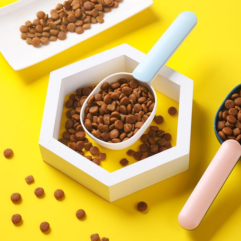 Premium Pet Food Scoop Cat Feeding Spoon Easy Dog Cat Feeding Tool 12