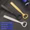 HeartCraft Stainless Steel Heart Shaped Wine Opener Hammered Silver Corkscrew Bar Tool