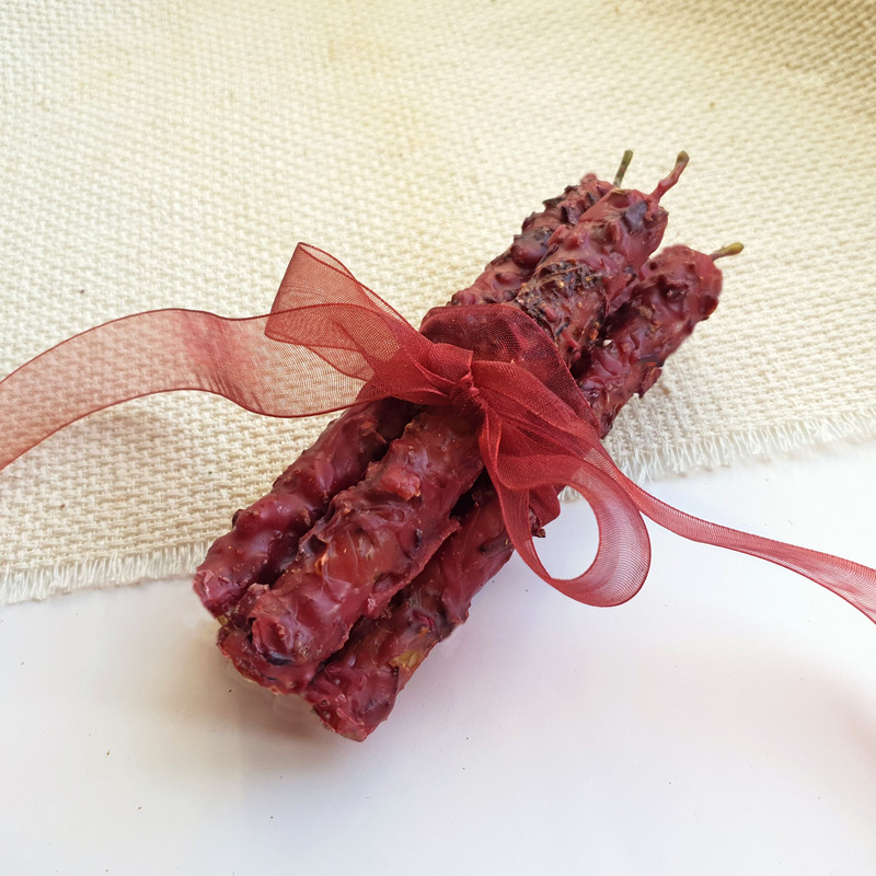 Red Ritual And Protection Candle Herbal Candles Love Candle Ecologic Beeswax Candles Hand Rolled Pa 3