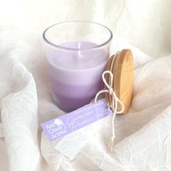 lavender candle aromatherapy candle passion fruit scent jar container candle floral candle 100% natural soy wax