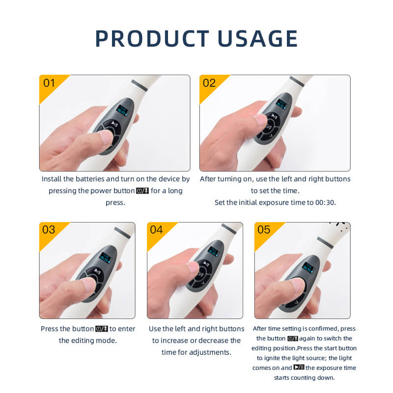 Vitiligo Phototherapy Medical 308nm Uvb Lamp Handheld Light Therapy For Psoriasis Skin Care 15