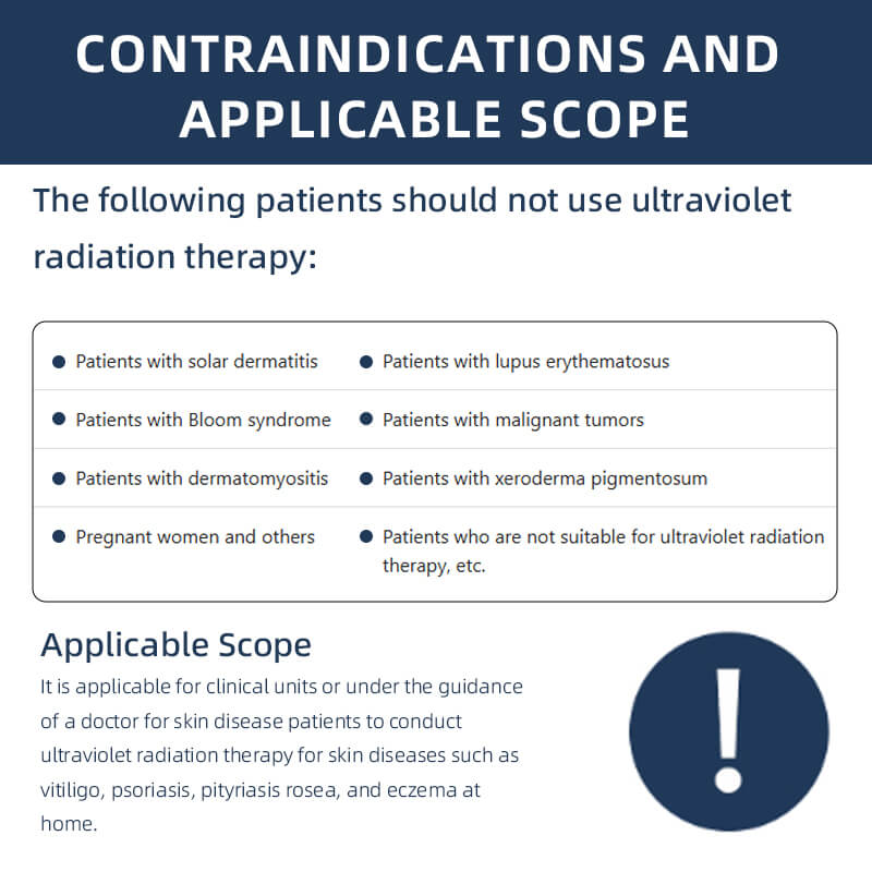 Vitiligo Phototherapy Medical 308nm Uvb Lamp Handheld Light Therapy For Psoriasis Skin Care 18