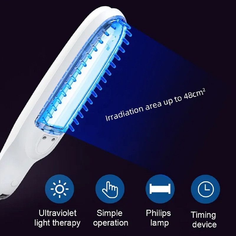 UV Light Therapy For Psoriasis Vitiligo Timer Function 311nm 4