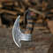The Original Custom Hand Forged Pizza Axe Viking Pizza Cutter Axe Viking Bearded Camping Axe Best Birthday Annive 0