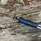 Handmade Damascus Steel Pocket Knife Dollar Sheathe  Back Luck Handle With Leather Sheathe Gift For USA Fathers Day 4