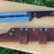 Handmade Carbon Steel Hunting Knife Wood Handle With Wood Gift Box With Leather Sheathe Gift For USA Fathers Day Gift 4