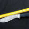 Handmade Damascus Steel Hunting Knife Buffalo Horn  Steel Hnadle With Leather Sheathe Gift For USA Fathers Day Gift 4