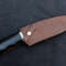 Handmade Damascus Steel Hunting Knife Buffalo Horn  Steel Hnadle With Leather Sheathe Gift For USA Fathers Day Gift 5