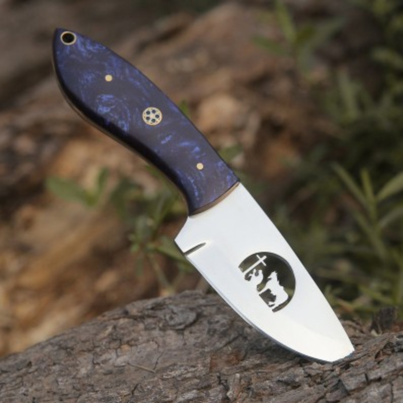 Handmade D2 Steel Skinner Knife 2 Pec Lot Off Knife Resin Handle With Leather Sheathe Gift For USA Fathers Day Gift 3