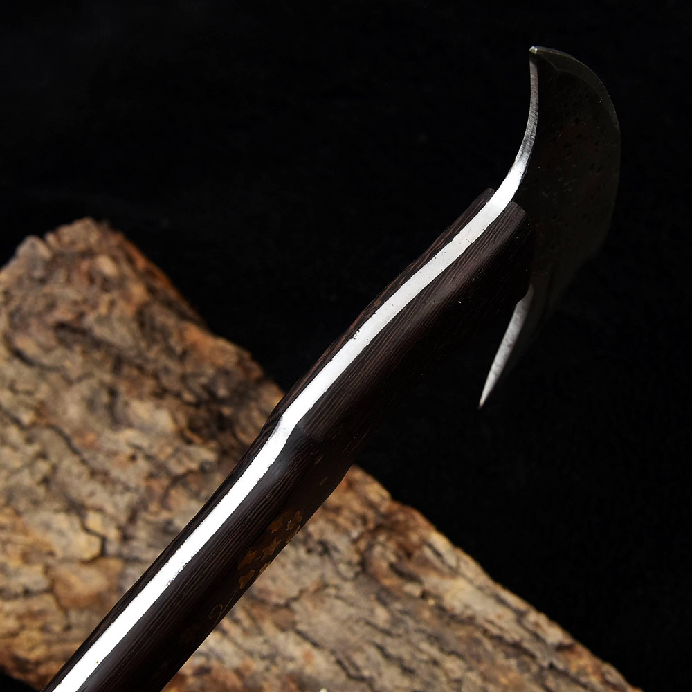 Kmcutlery Handmade Viking Axes With Wangi Wood 4