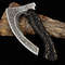 Kmcutlery Handmade Viking Axes Large Pizza Cutter 03 1