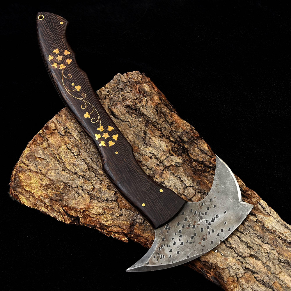 Kmcutlery Forged In Fire Custom Made Viking War Axes 004 0