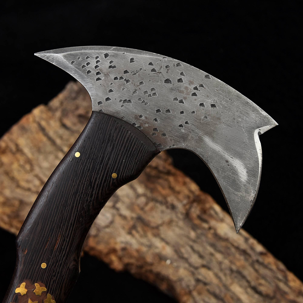 Kmcutlery Forged In Fire Custom Made Viking War Axes 004 3
