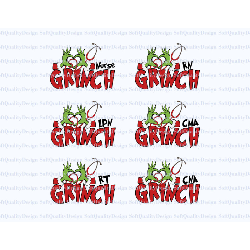 Grinchmas Nurse Christmas Png Disney Xmas Family Svg Grinch Xmas Vacation PngMagical Kingdom PngGri 0