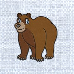 teddy bear embroidery design 15