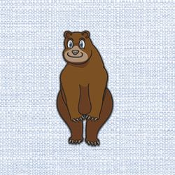 teddy bear embroidery design 17