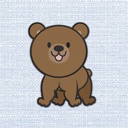 teddy bear embroidery design 24