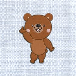 teddy bear embroidery design bear 38
