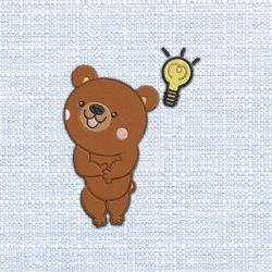 teddy bear embroidery design bear 39