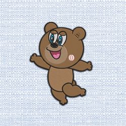 teddy bear embroidery design bear 61