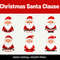High Quality Christmas Santa Claus Clipart PNGSs  4000x4000px Transparent Background Ideal For Holiday Crafts Etc 0