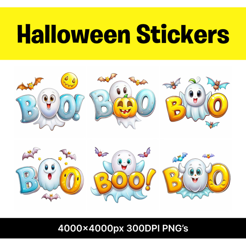 Halloween Boo Ghost Transparent PNGs 0