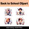 Back To School Nursery Cliparts Bundle 0