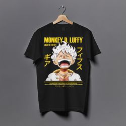 luffy tshirt design, one piece tshirt design png file