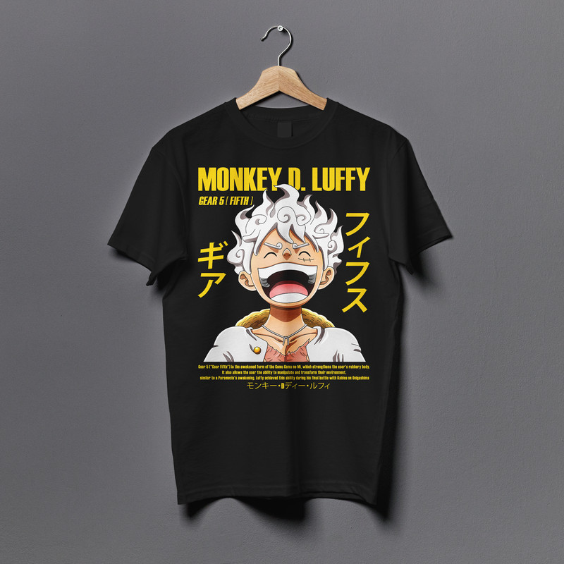 Luffy Tshirt Design One Piece Tshirt Design PNG File 0
