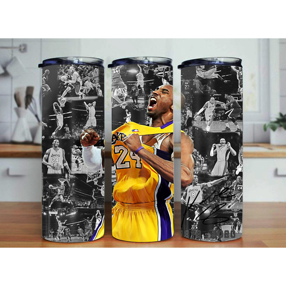 Kobe Bryant Tumbler Wrap Kobe Bryant Tumbler Design 20 Oz 0