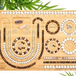 wooden beading board,bead tray for jewelry making