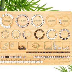 bamboo bracelet bead board