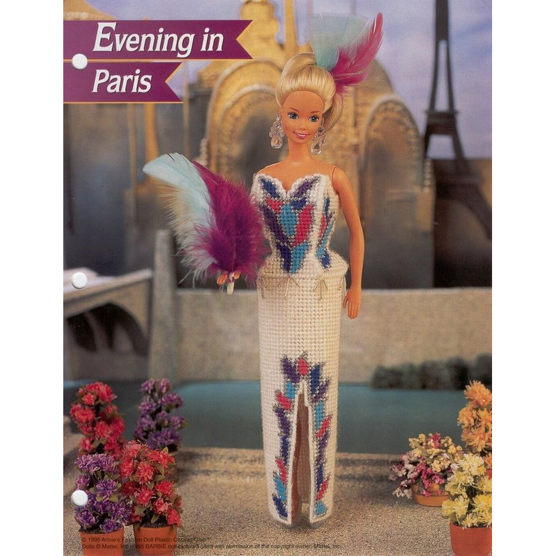 Bakers Dozen Barbie Outfits In Plastic Canvas 0
