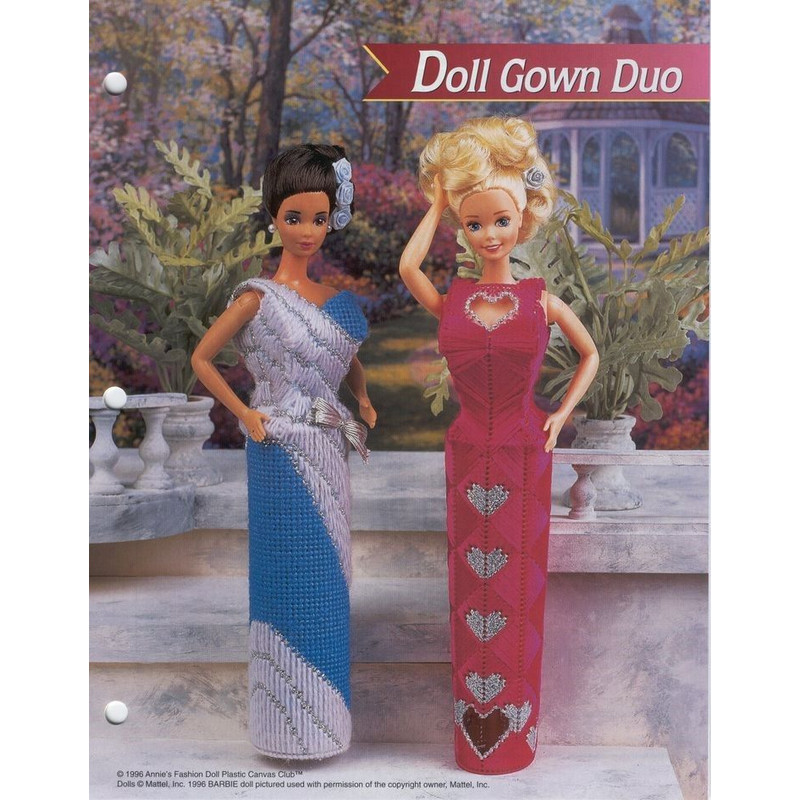 Bakers Dozen Barbie Outfits In Plastic Canvas 8