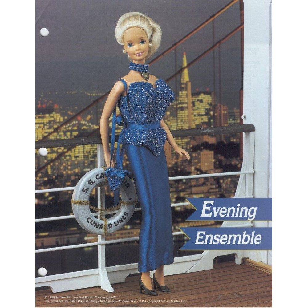 Bakers Dozen Barbie Outfits In Plastic Canvas 9