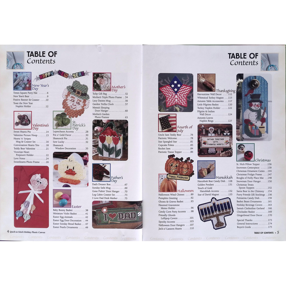 Quick To Stich Holidays In Plastic Canvas 1