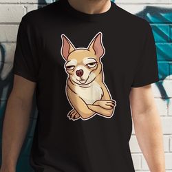 displeased pup dog lover unisex tshirt