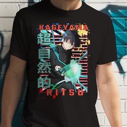 ritsu kageyama mob psycho 100 urban anime unisex t-shirt
