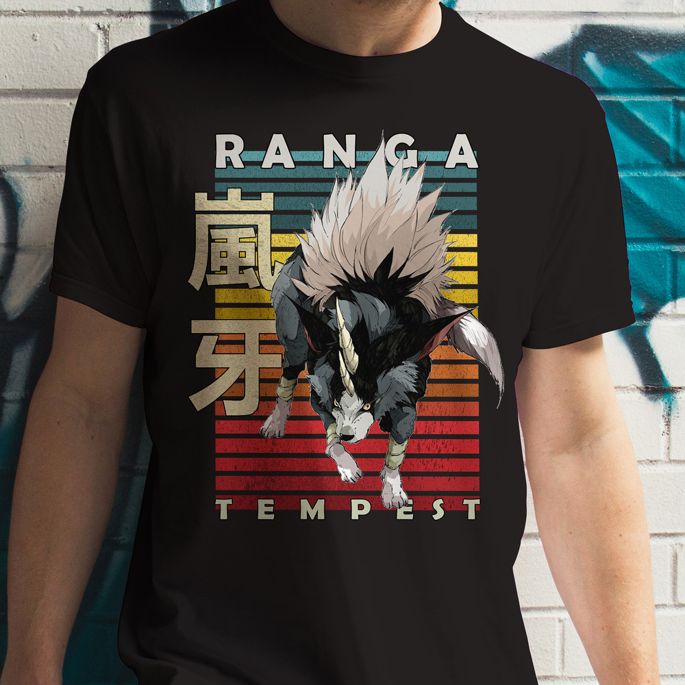 Ranga That Time I Got Reincarnated As A Slime TenSura Retro Style Anime Unisex TShirt 0
