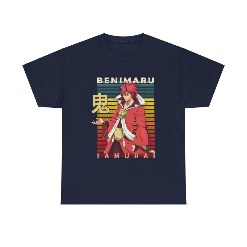Benimaru That Time I Got Reincarnated As A Slime TenSura Retro Style Anime Unisex TShirt 5