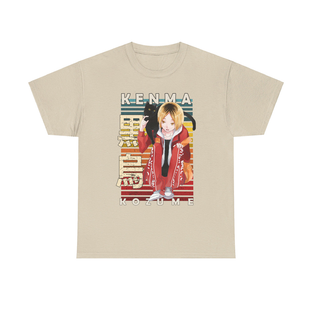 Kenma Kozume Haikyu Haikyuu Retro Style Anime Unisex TShirt 3