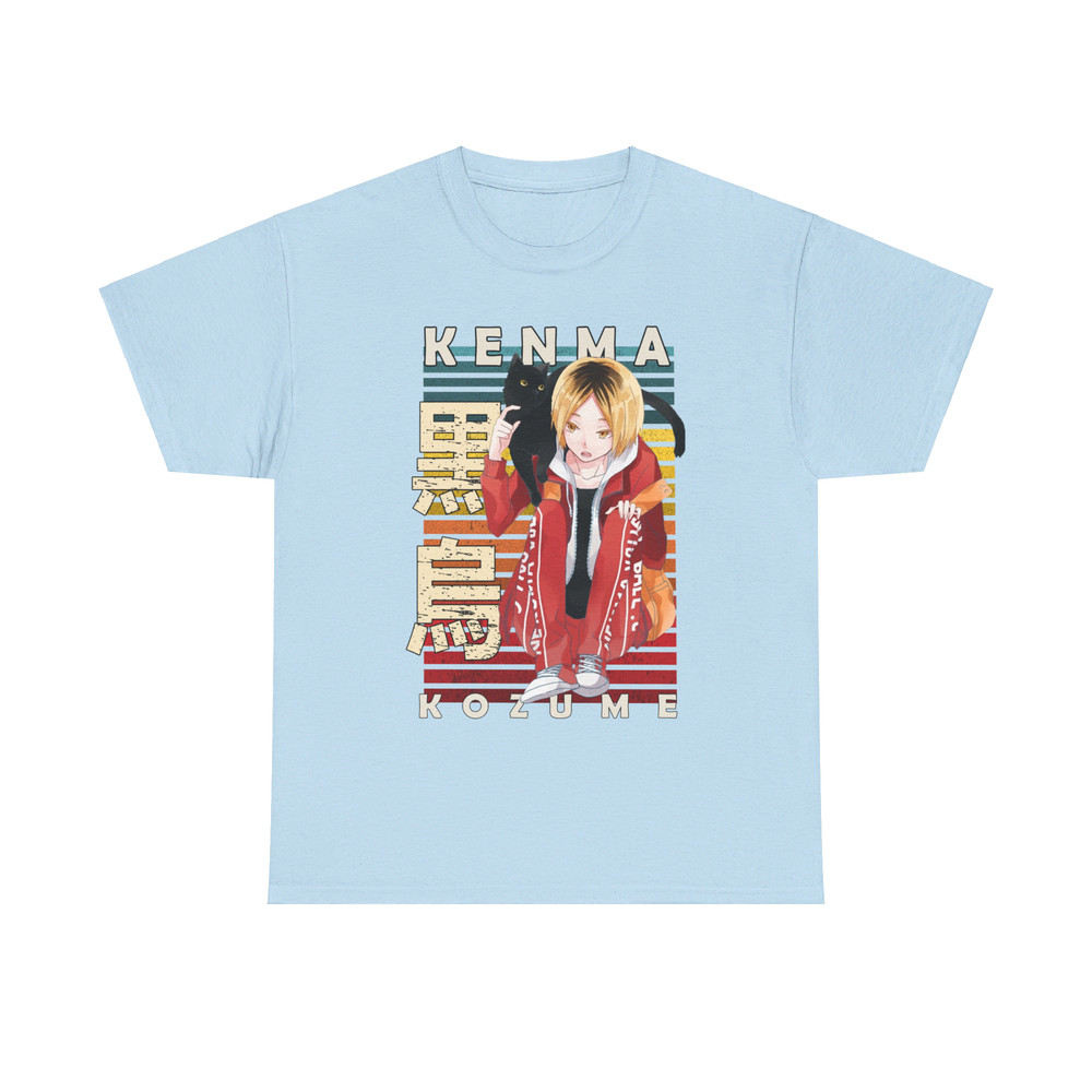 Kenma Kozume Haikyu Haikyuu Retro Style Anime Unisex TShirt 4